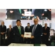 9--Mr. Lu presents the SRCIC flag to Dr. Nabil Fahed, Counselor of the Lebanese Federation of Chambers of Commerce, Industry and Agriculture 